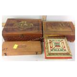 Jewelry boxes, Starrett caliper