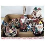 Santa figurines & music boxes - bear music box