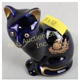 Castel Limoges porcelain cat figurine