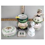 Irish themed ceramics and stamps