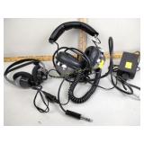 Headphones including ArcherKit, Sony power cord