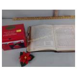 Capodimonte porcelain poinsettia, German Lutheran