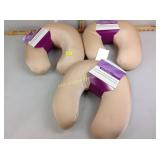 First class neck pillows (3), new