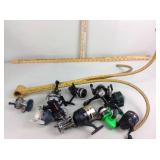 Fishing reels, rebar