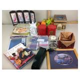 Snow drop mint tins, Staigen Quarts Clock,tissue