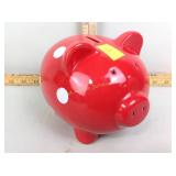 Red Polka dot Piggy Bank