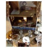 Openface Doll House, Glassware, Lamp, Bowls,