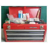 Craftsman toolbox with misc. hardware