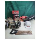 Delta 6 inch thin line bench grinder, hefty