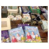 Avon perfume bottles, Easter egg coloring kits