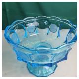 Fostoria coin pedestal dish