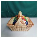 Picnic basket cookie jar
