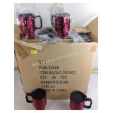 Stainless steel coffee tumblers, new, more than