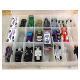 Hot wheels with organizer