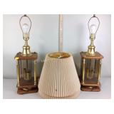 Table lamps with shades