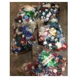 Christmas bows, all new, large lot, five bags