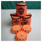 1 tac roadside safety lights, 4 packs total
