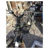 moped frame with tires