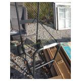 Firewood cart on wheels