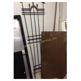 Trellis and 4 foot folding table