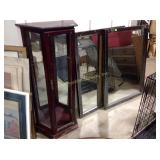 (2) mirrors  32 x 43 and cabinet 22 x 11 x 48