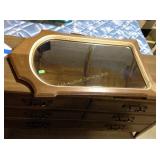 Hanging mirror, loose back panel, 39 x 23