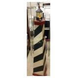 Wooden lighthouse shelf, spinning, 51 inch tall