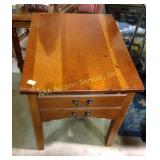 Side table, scuff marks,  20 x 26 x 22