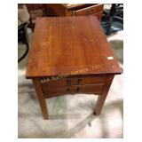 Side table, scuff marks,  20 x 26 x 22