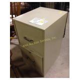 Two drawer file cabinet