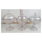 Covered compotes (3)