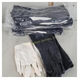 Work gloves, chemical protective, new