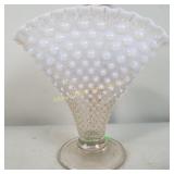 Opalescent hobnail vase
