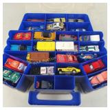 Toy cars including Hot wheels and Racing