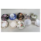 Teacups and saucers including Ardalt occupied