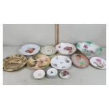 Princess Diana collectors plates, porcelain bowls