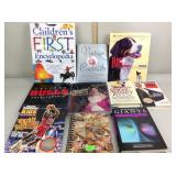 Books including the Chicago Bulls encyclopedia,