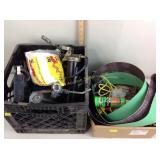 Grease gun, playing, caulk guns, chalk line, and