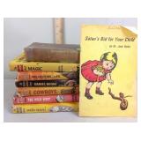 Classic novels including Daniel Boone, Cowboys,