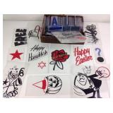 Plastic Sign letters and symbols