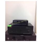 Radio Shack source selector, adcom speaker