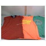 T shirts, size XL, faded and worn