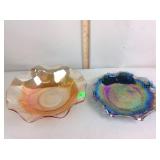 Carnival glass bowls