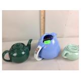 Pitcher and small tea pots