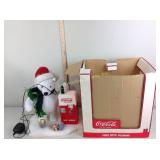 A Coca-Cola fibre-optic table topper