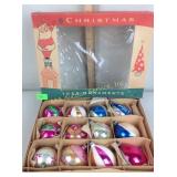Christmas tree ornaments in original box