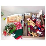 Christmas lights and ornaments