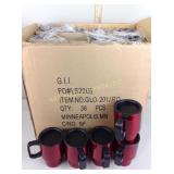 Hot and cold coffee mugs new 36pcs