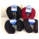 Fleece neck pillows qty4