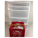 Milk Crate, 5 Drawer Tower, Diapers, Stacy Adams